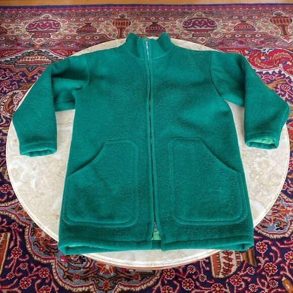 Vintage Original Yukon Parka 100% Wool Handcrafted Appliqué Genuine Fur - Picture 11 of 16